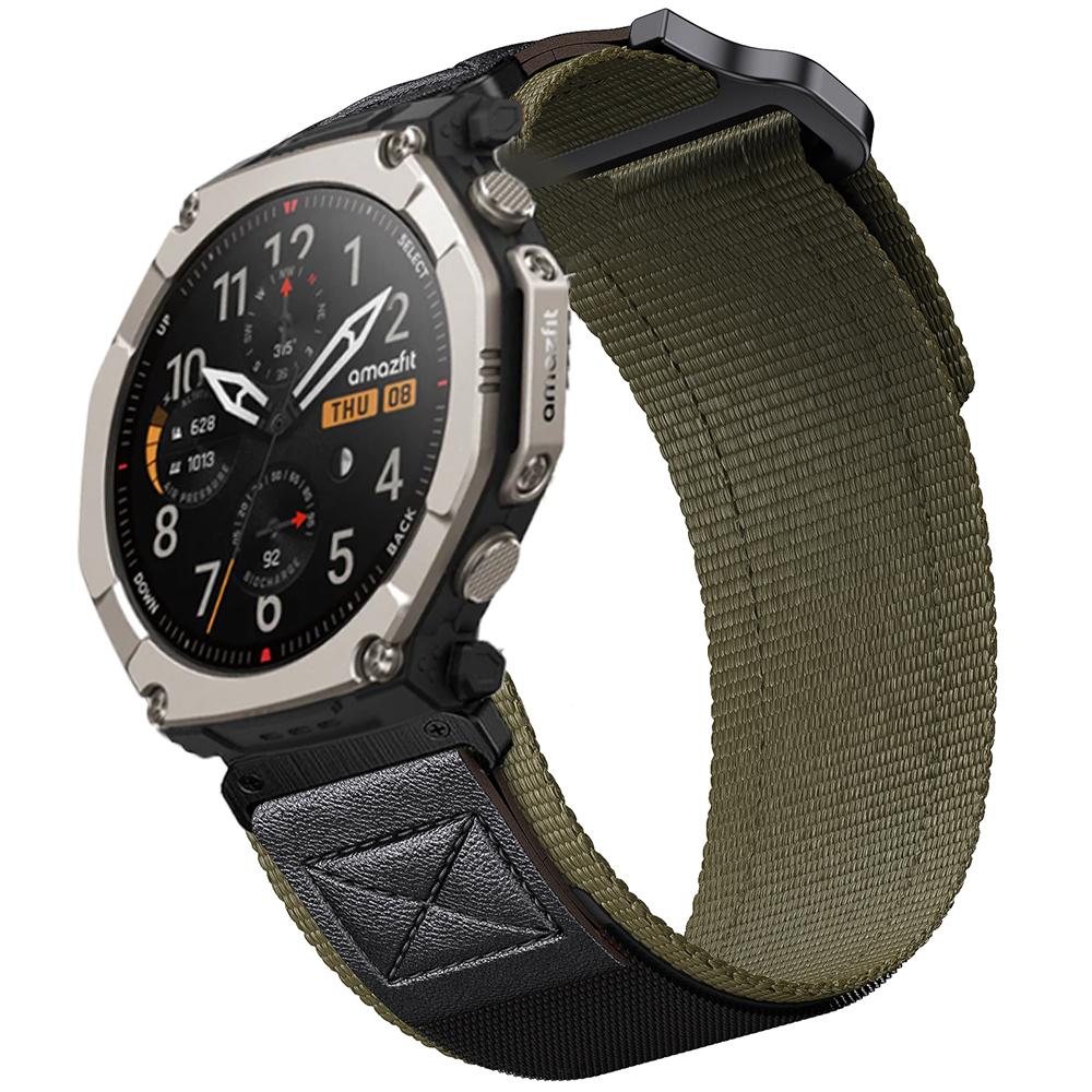 Quickfit 26mm Schlaufe Nylon Uhrenarmband Für Amazfit T-Rex Ultra 2 51mm Sport Armband Wasserdicht Schweißfest Armband Zubehör