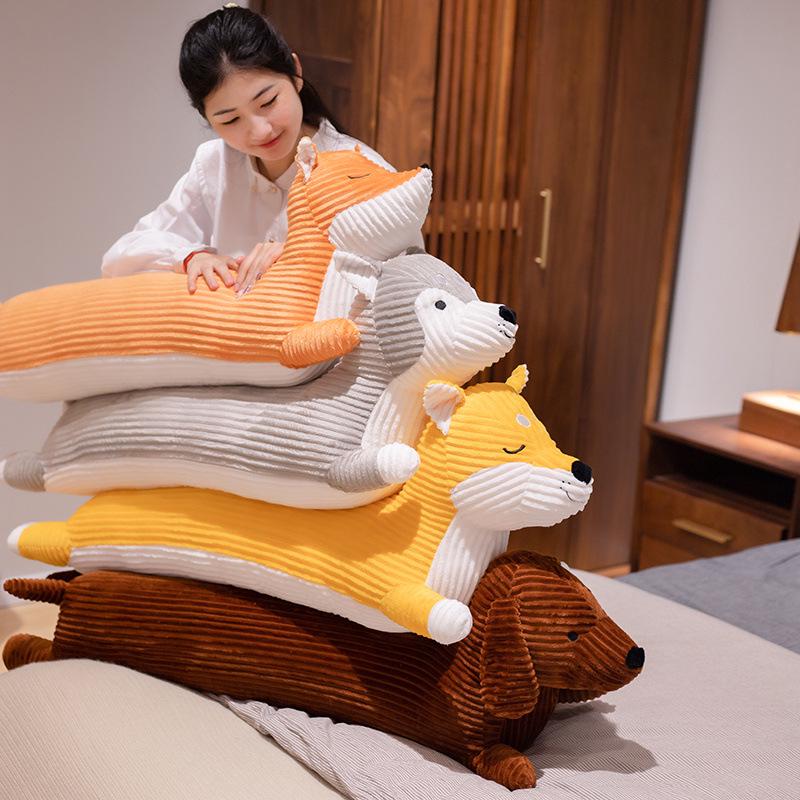 Dachshund Shiba Inu Husky Fox Plush Toy Sofa Cushion Pillow