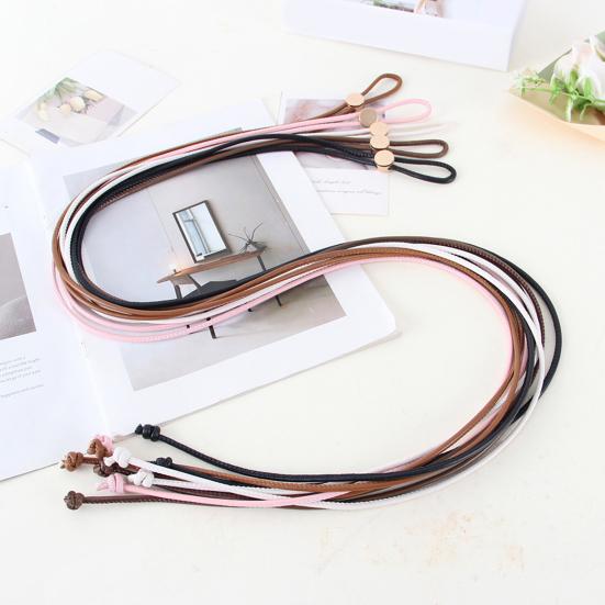Imitation Women Waist Belt Adjustable Length Leather Belt Fashion Accessory