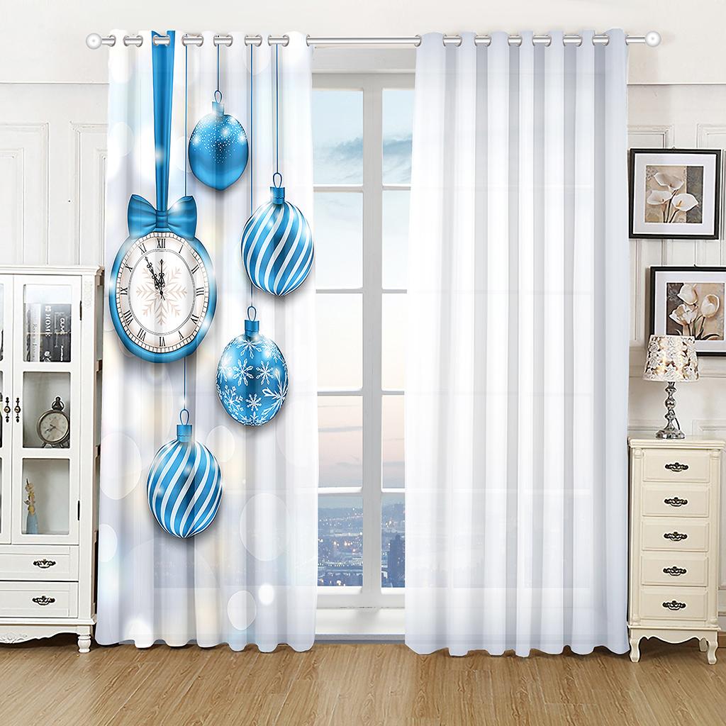 Clock Watch Gear Machine Gold Luxury Window Curtains In Kids Bedroom Living Room Hall Treatments Kitchen Decor Drapes Blinds