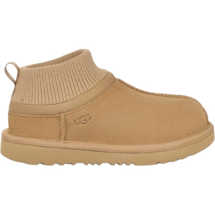 UGG Classic Ultra Comfortable Versatile Shock Absorbing Durable Low Top Casual Shoes Kids Casual Shoes Brown 1157702K-MDSD