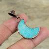 Amazonite Pendant Electroformed Copper Pendant Genuine Gemstone Pendant Electroformed Jewelry Handmade Pendant Gifts For Her Copper Jewelry