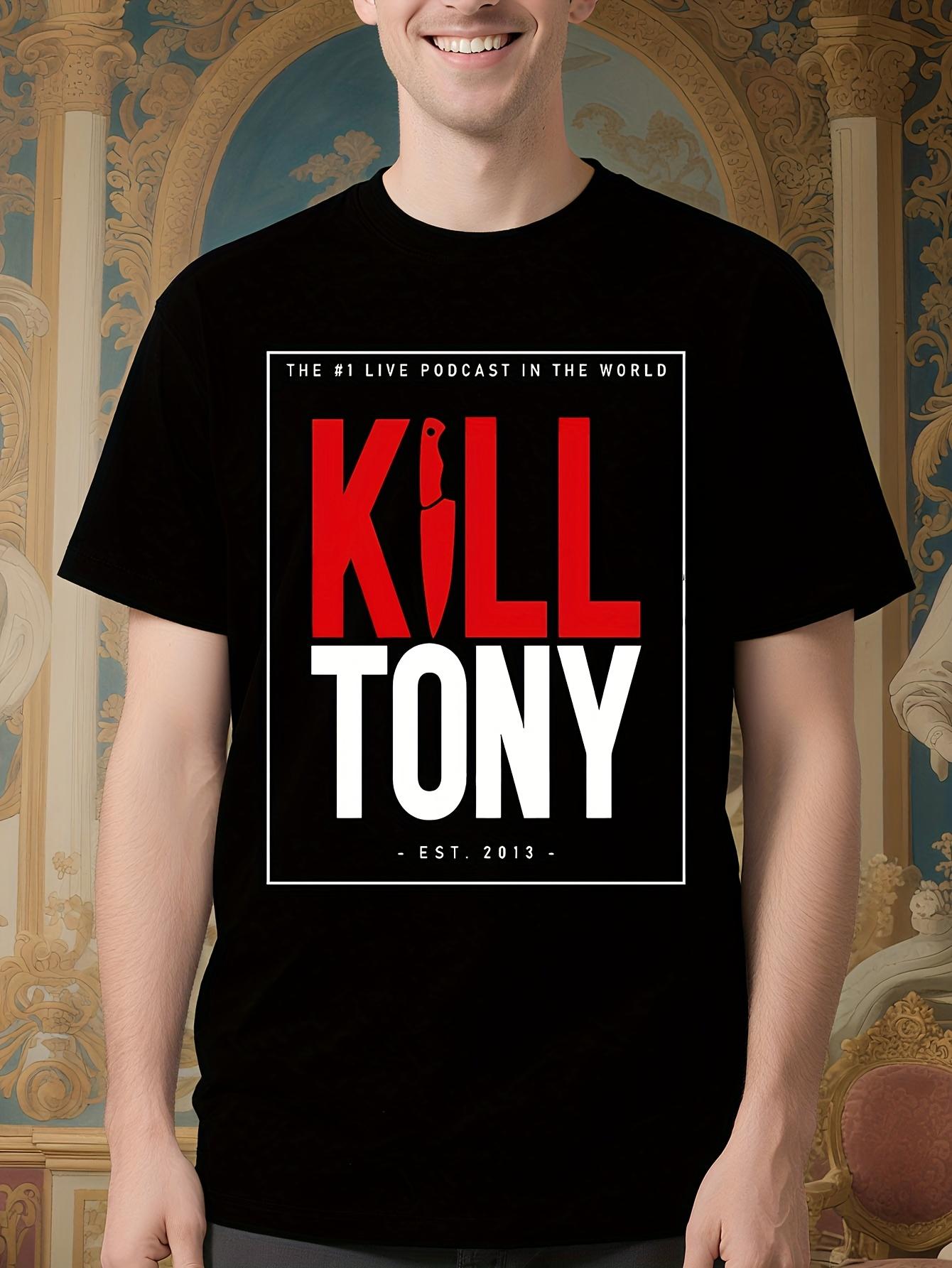 Kill Tony Graphic Tshirt - Bold Kill Tony Text Design in ... L