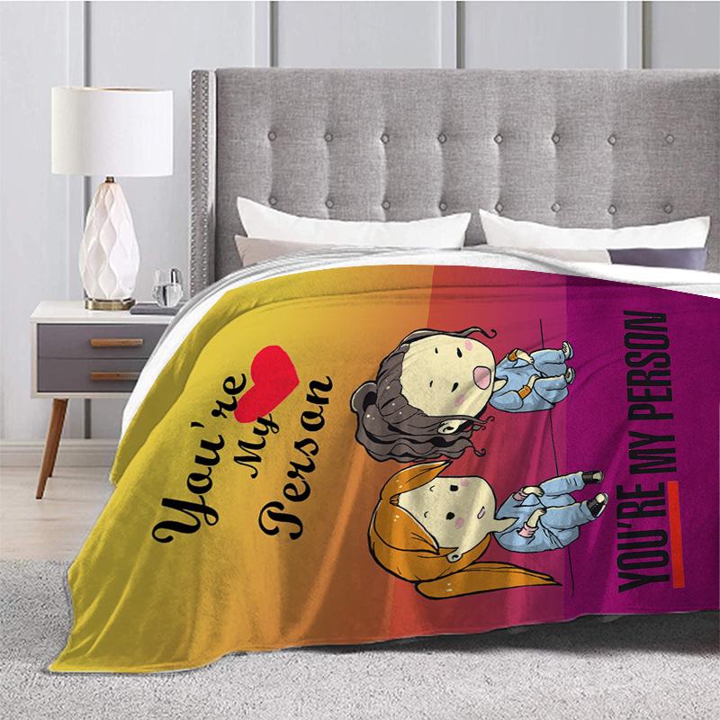 Deka s potiskem Flanelová deka na pohovku Deka s digitálním potiskem