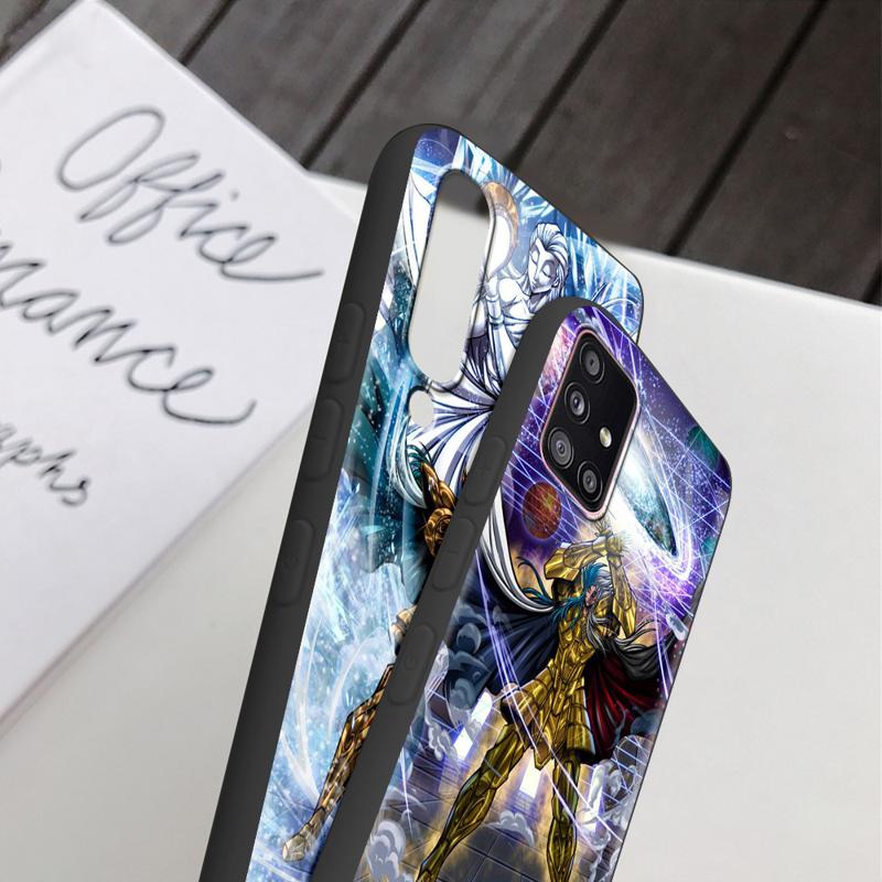 Saint Seiya Anime Case For Samsung Galaxy A54 A52 A14 5G A53 A12 A13 A71 A23 A34 A33 A21s Phone Cover