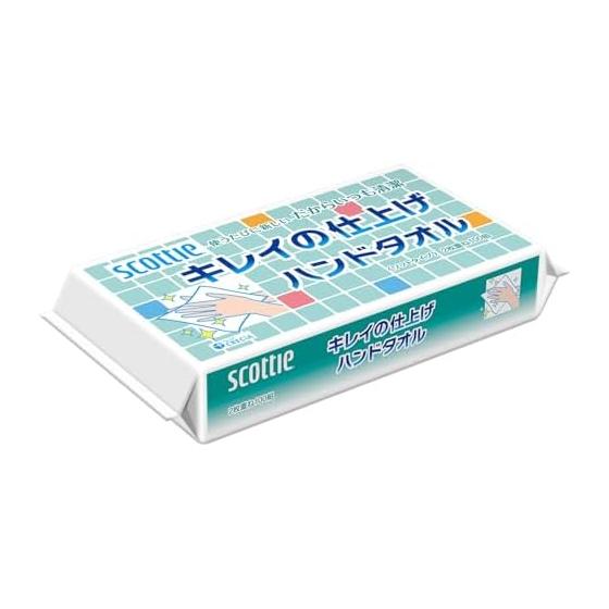 NIPPON PAPER CRECIA Scotty Красивое завершение Ручные полотенца 200 листов (100 комплектов) x 60 Упаковок 37881*60