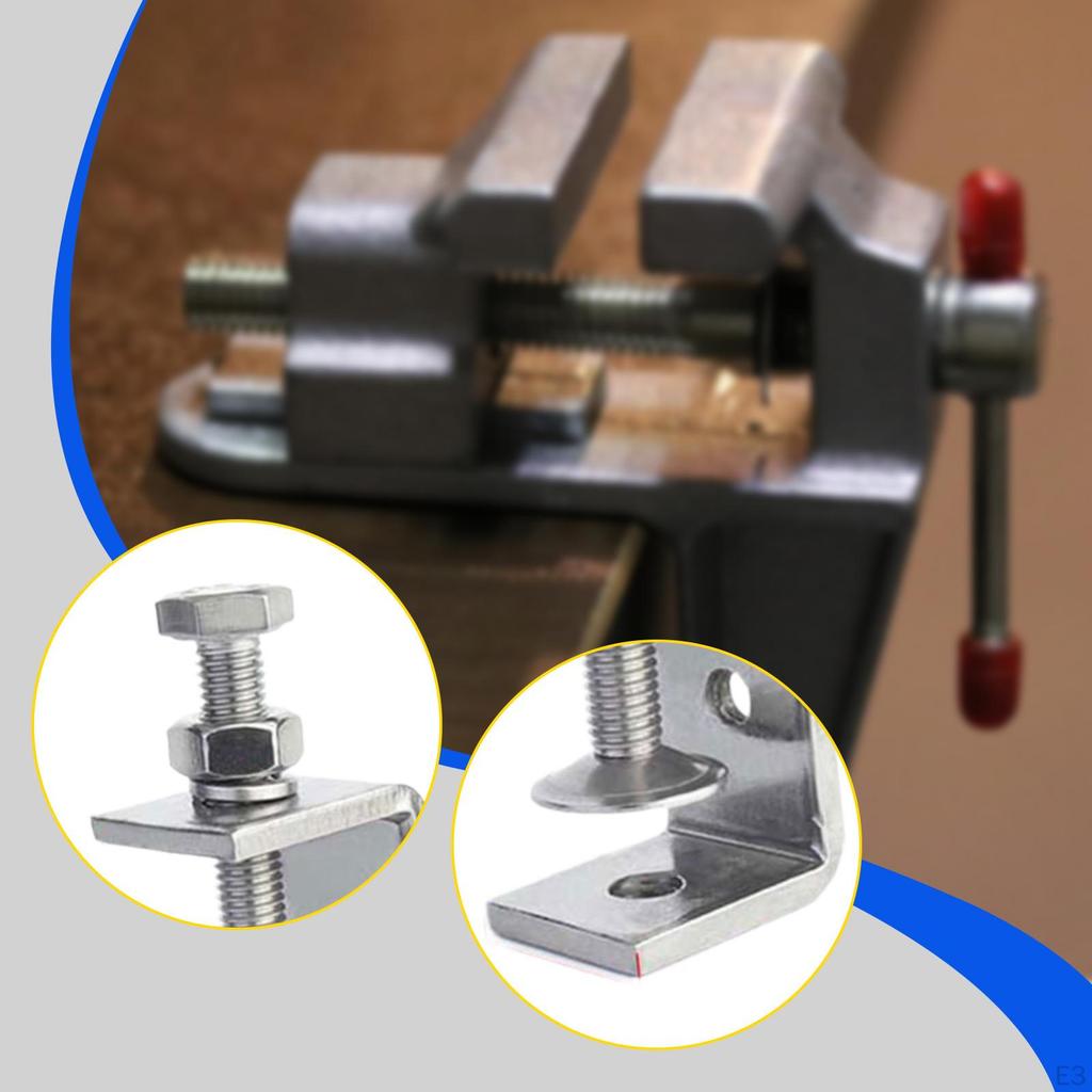 Heavy Duty Metal U Clamp Adjustable Automotive Repair Tools Stable Stainless Steel C for