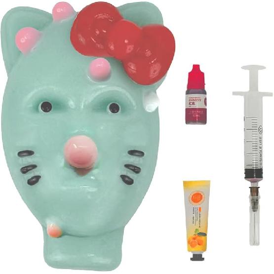 Aqzaxora Pimple Popping Toy, Squishy Fidget Toys Pimple Popping Fidget Toy with Filler Tools Weird Alien Pimple Popping Novelty Stress Relief & 1pc women