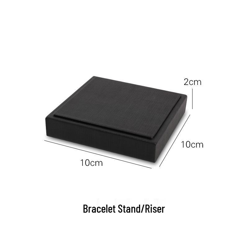 Black Jewelry Display Stand for Pendants, Necklaces, Bracelets, and Jade.