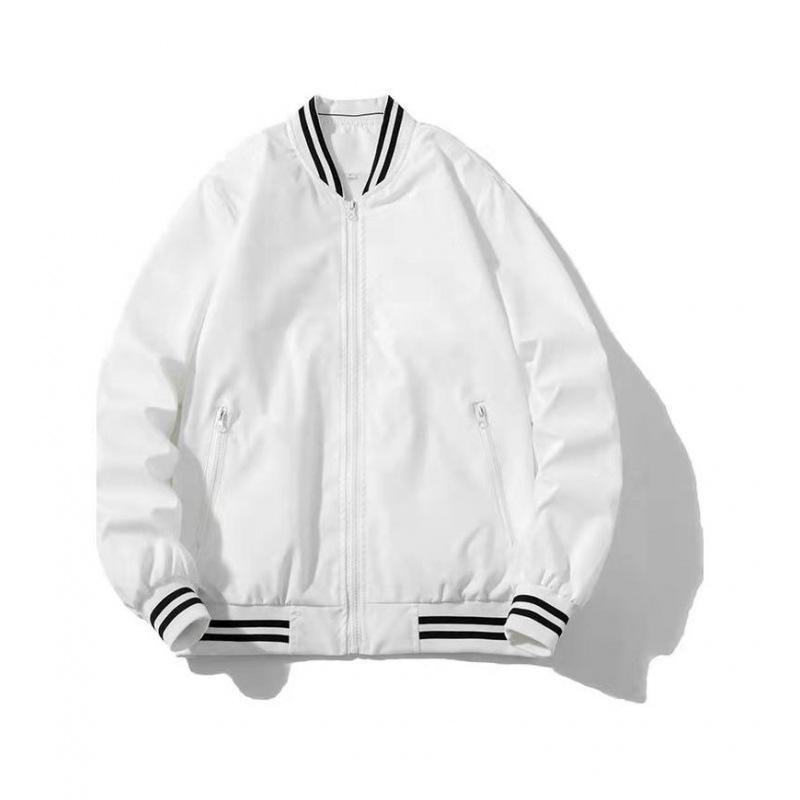 Autumn Stand-Up Collar Windbreaker: Custom Baseball Uniform with Embroidered Logo