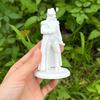 Handmade Painting Project 3D Printed Napoleon Statue with Military Coat, Turban & Scroll, Vintage Historical Desktop Decor Classic Design Figurine,