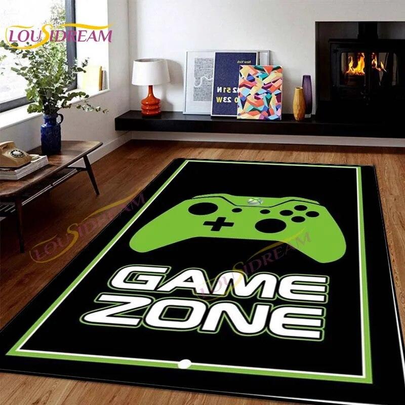 

Игровые коврики Xbox, креативные ковры для дома, гостиной, дивана, зеленые коврики, коврики для игровых плееров, коврик для игровой комнаты, декор