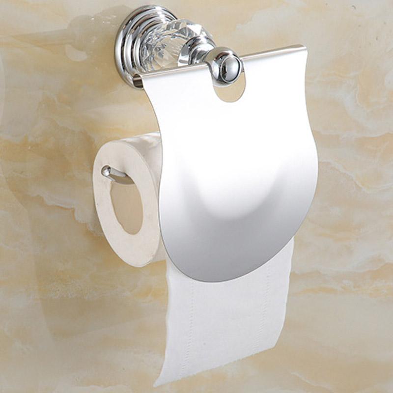 

Аксессуары для ванной из нержавеющей стали и хрусталя Держатели для бумаги Полки для бумаги Хромированная/золотая подставка для туалетной бумаги Полка