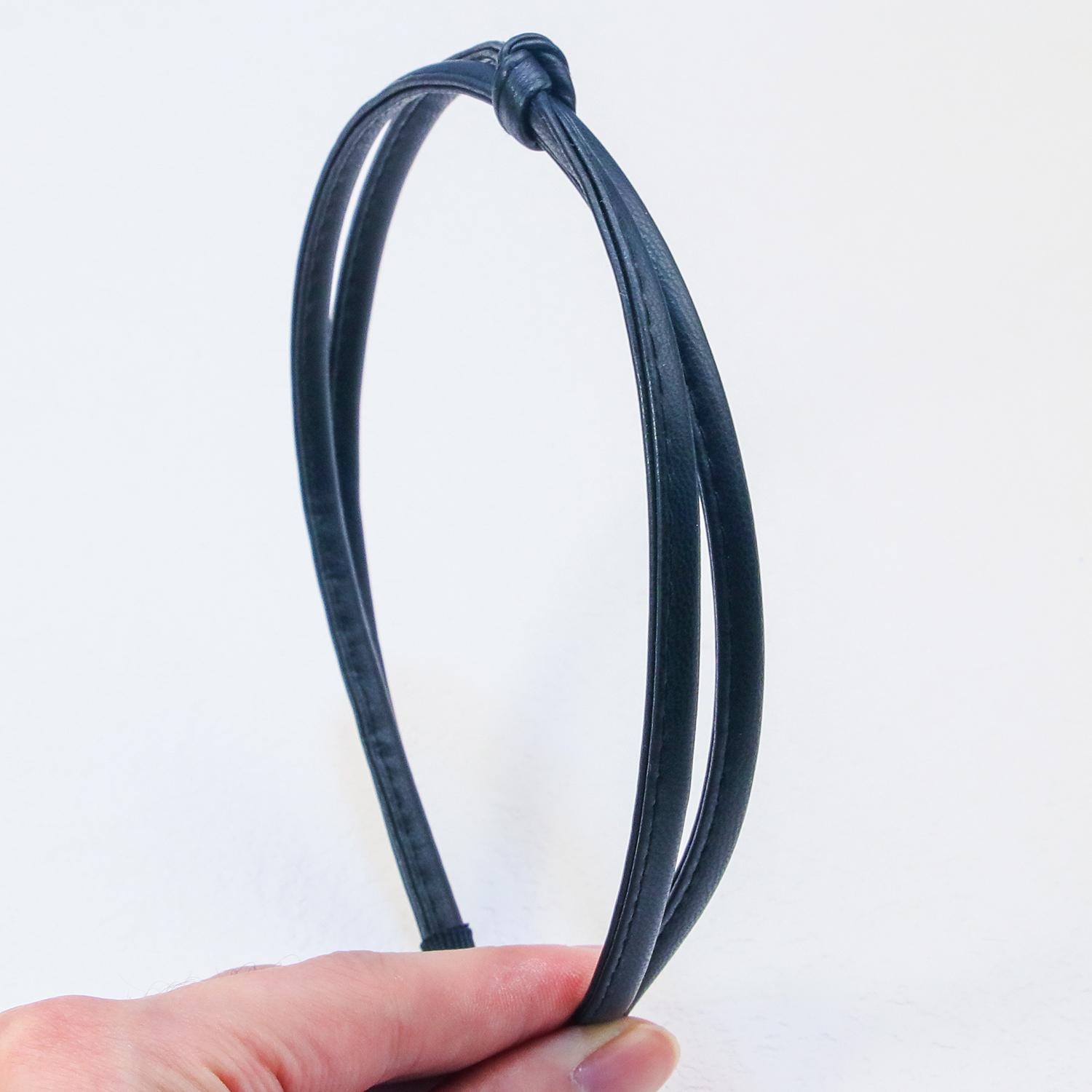 

Женская повязка на голову из ПУ кожи, обруч для волос, ПУ повязки для волос, головной убор, повязки на голову для девочек, женские аксессуары для волос для вечеринок