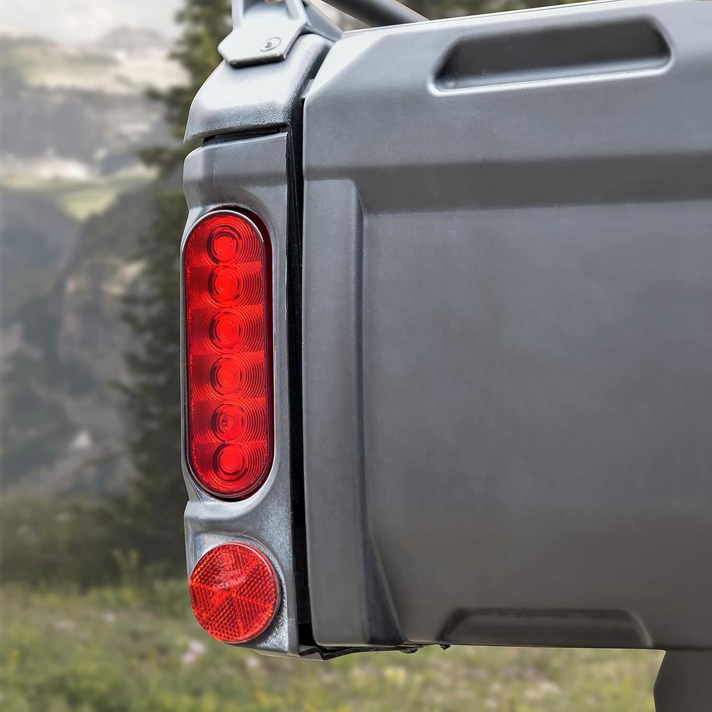 SAUTVS 1PCS UTV Red LED Tail Light for Can Am Defender, Red Taillight Assembly for Can-Am Defender/MAX HD5 HD7 HD8 HD9 HD10 2016-2025 Accessories