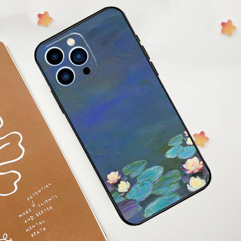 Claude Monet Cool Case For Apple iPhone 12 13 Mini 11 14 15 16 Pro Max Plus X XR XS Max Coque