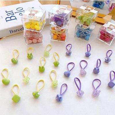 Faixa de cabelo infantil coreana em cores doces – suave para os cabelos, acessórios fofos e modernos para meninas