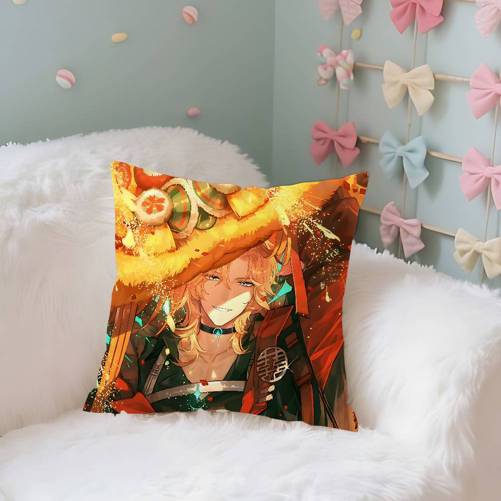 For All T-Time Game Pillow Case Throw Pillow Cover Nordic Vintage Style Cushion Covers Home Living Room Sofa Couch Seat