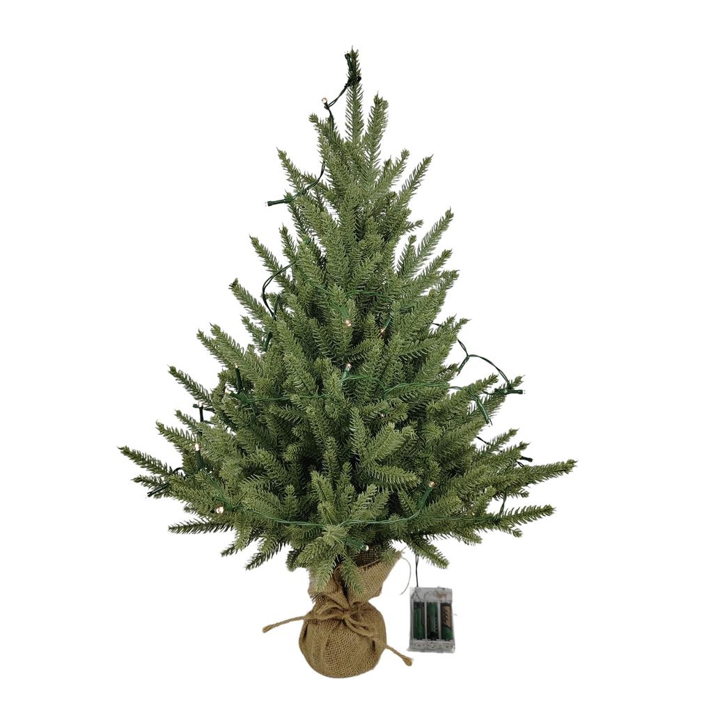 60CM Norfolk Christmas Tree Front Door Christmas Tree Decoration Indoor Living Room Christmas Decoration