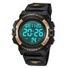 Childrens Wristwatch Kids Digital Boys Sports Watch Waterproof Multifunctional 50 Meters LED Display Alert Stopwatch Date Day Week Outdoor Entrance