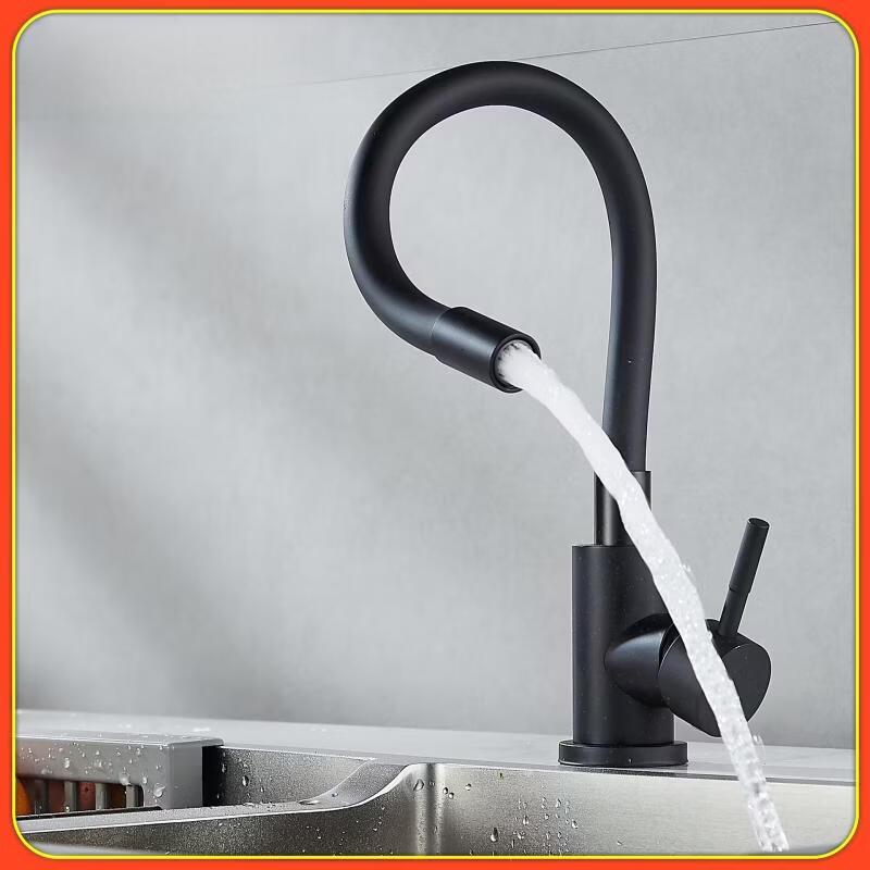 Stainless Steel Universal Rotating Kitchen Faucet