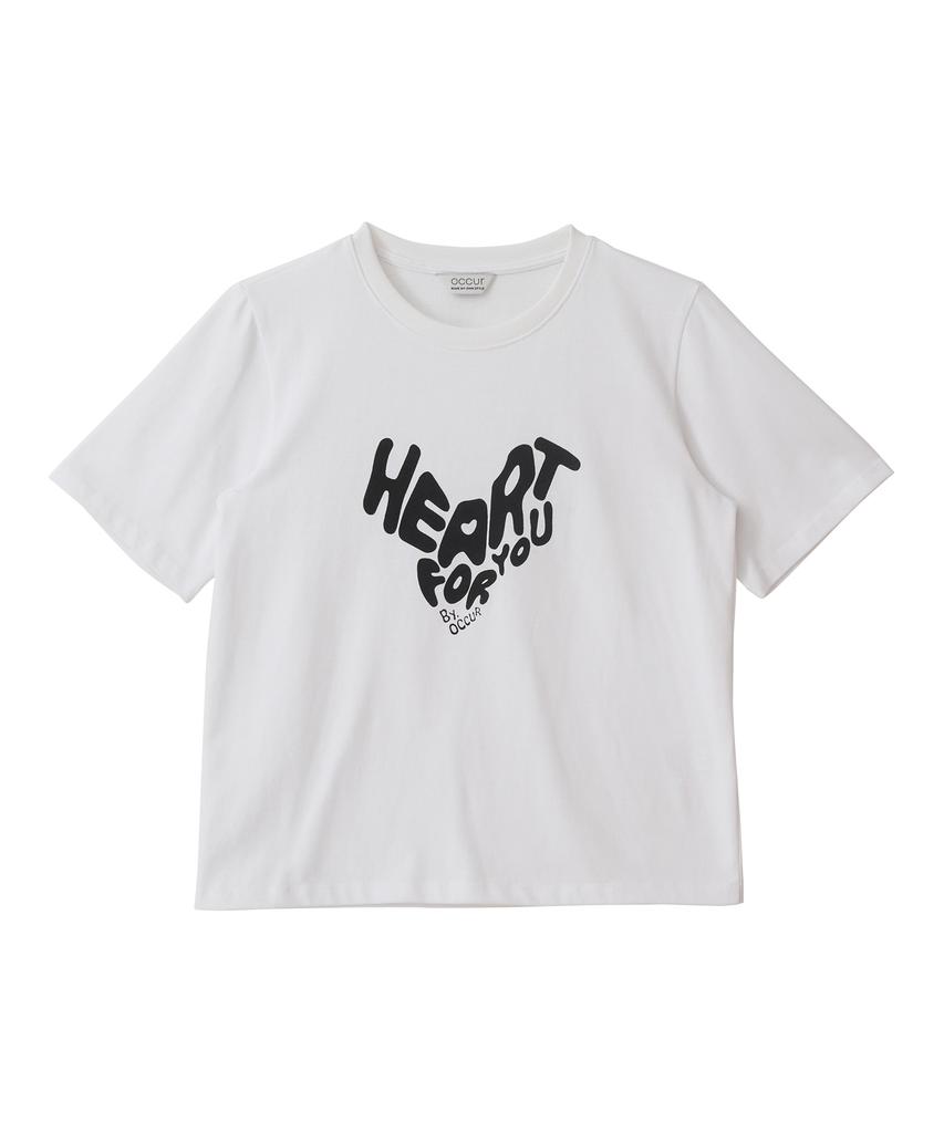 OCCUR Heart Lettering T-Shirt