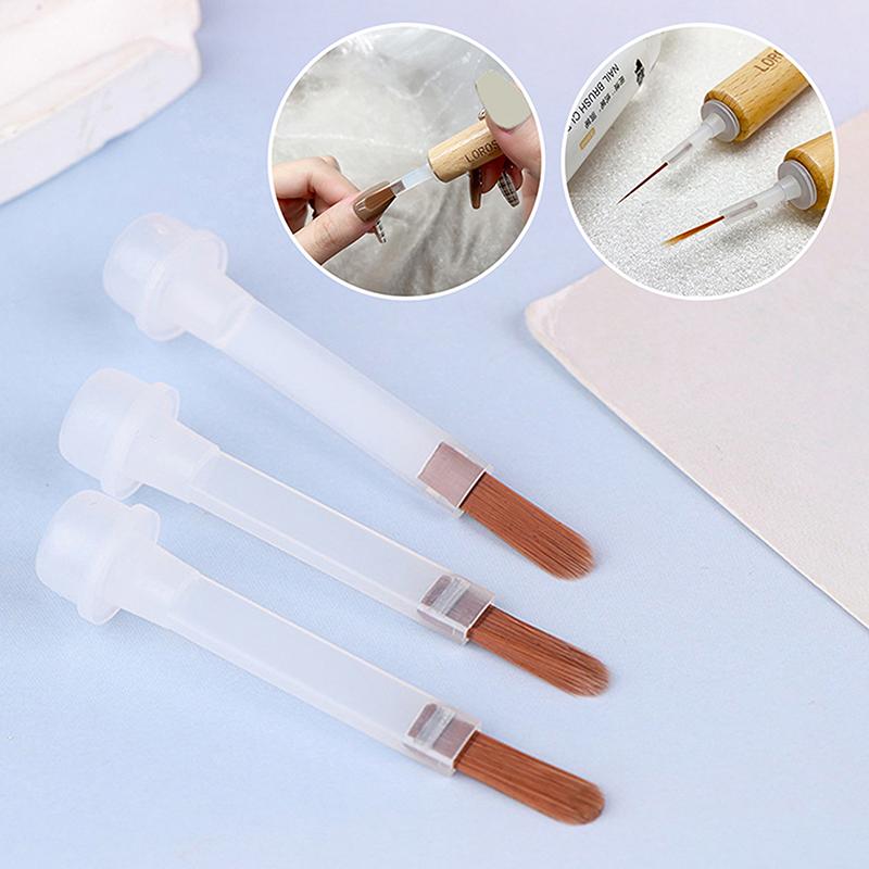 40/60 Stück Nagellackpinsel mit Doppelkopf-Stiftdose, Ersatzkopfpinsel, Nagelbürste, Flüssigkeitsapplikatoren, Maniküre-Werkzeuge