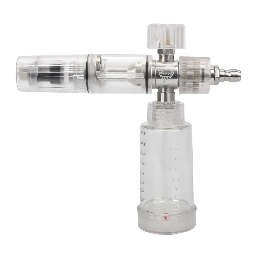 100ml Adjustable Water Foam Pot With 1/4 Inch Quick Connector Soap Foam Spray Bottle Pressure Washer Gun For Car Wash I5X3