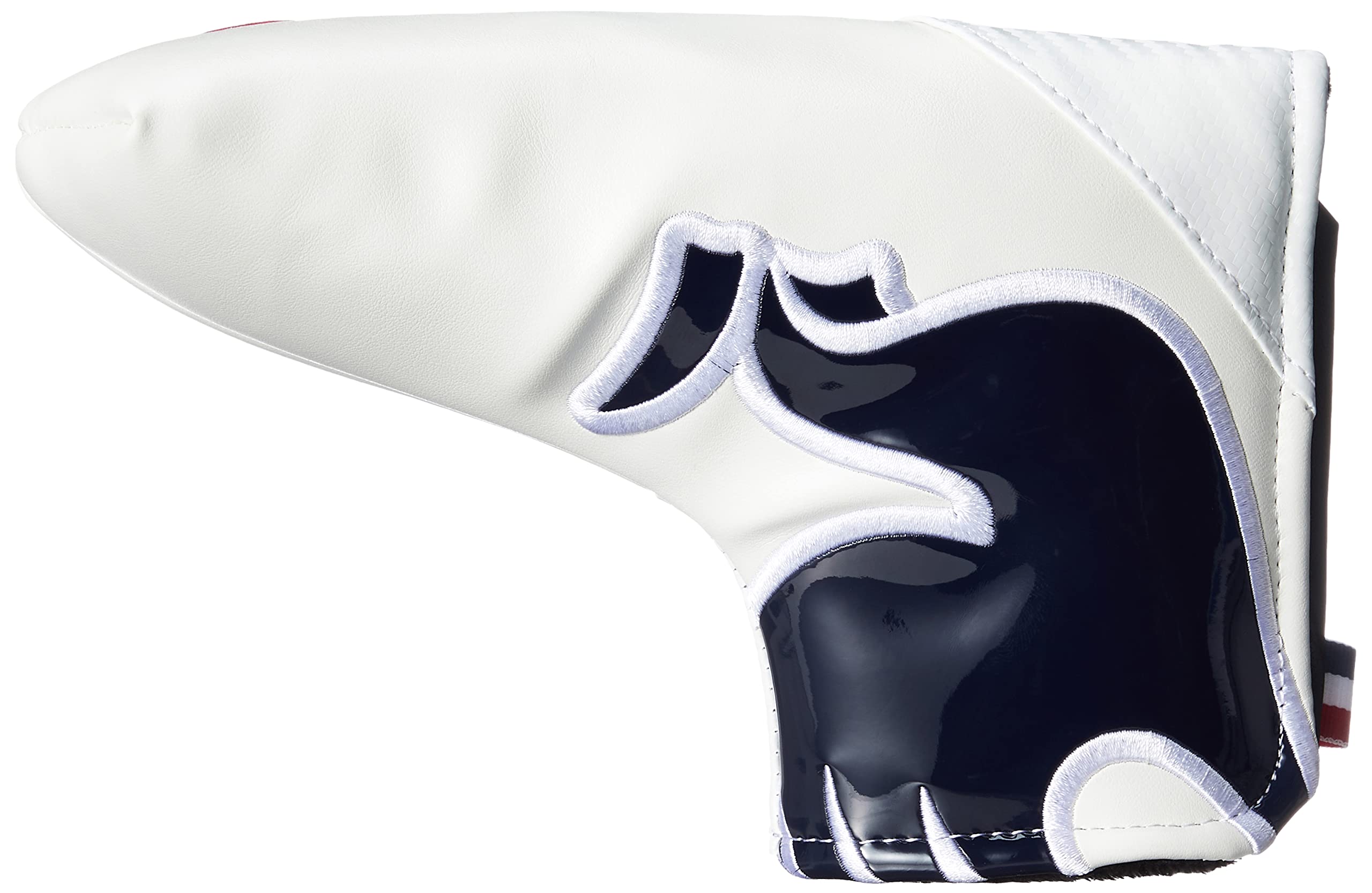 

Чехол для клюшки Coq Golf Putter, магнитный, тип QQBTJG50 WHNV, свободный размер [Le Sportif], мужской (Белый темно-синий)