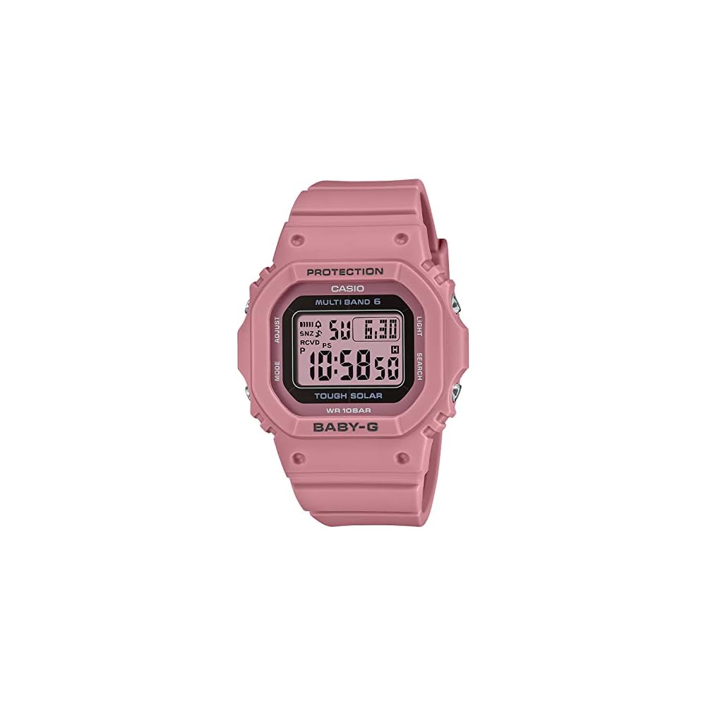 

Casio Baby-G Радиоуправляемые часы на солнечной батарее BGD-5650-4JF Женские Розовые [Официальный японский продукт]