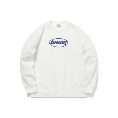 Felpa Pullover Foderata in Pile Li Ning Unisex Felpe Bianco Sporco AWDQC98-1