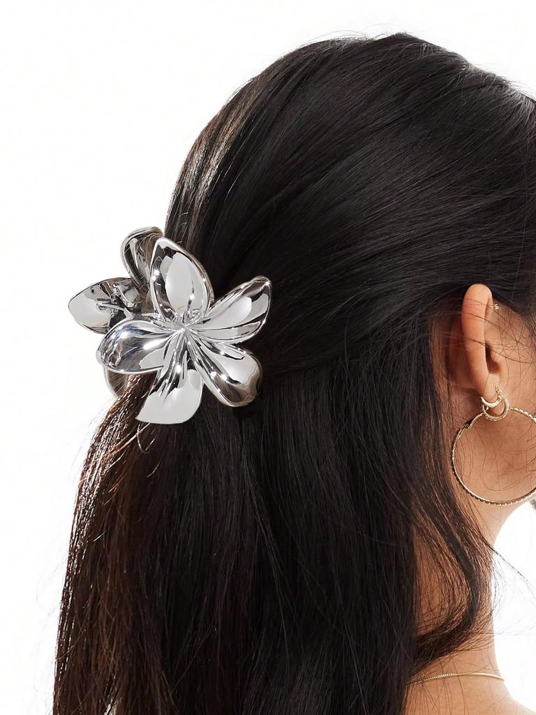 1 Pcs Fashion Spray Painted Egg Flower Hair Claws For Women Girls Party Hair Accessories