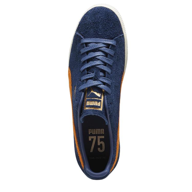 Neuer PUMA Clyde Og 75Y 'Navy Orange' 393326-01