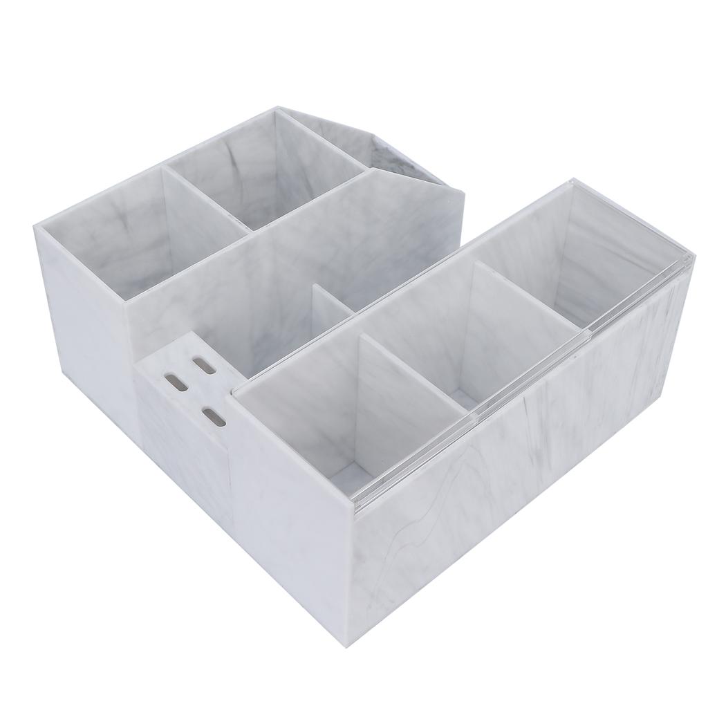 Eyelash Grafting Tool Storage Box Nail Art Tattoo Tool Storage Case Organizer for Salon (White)