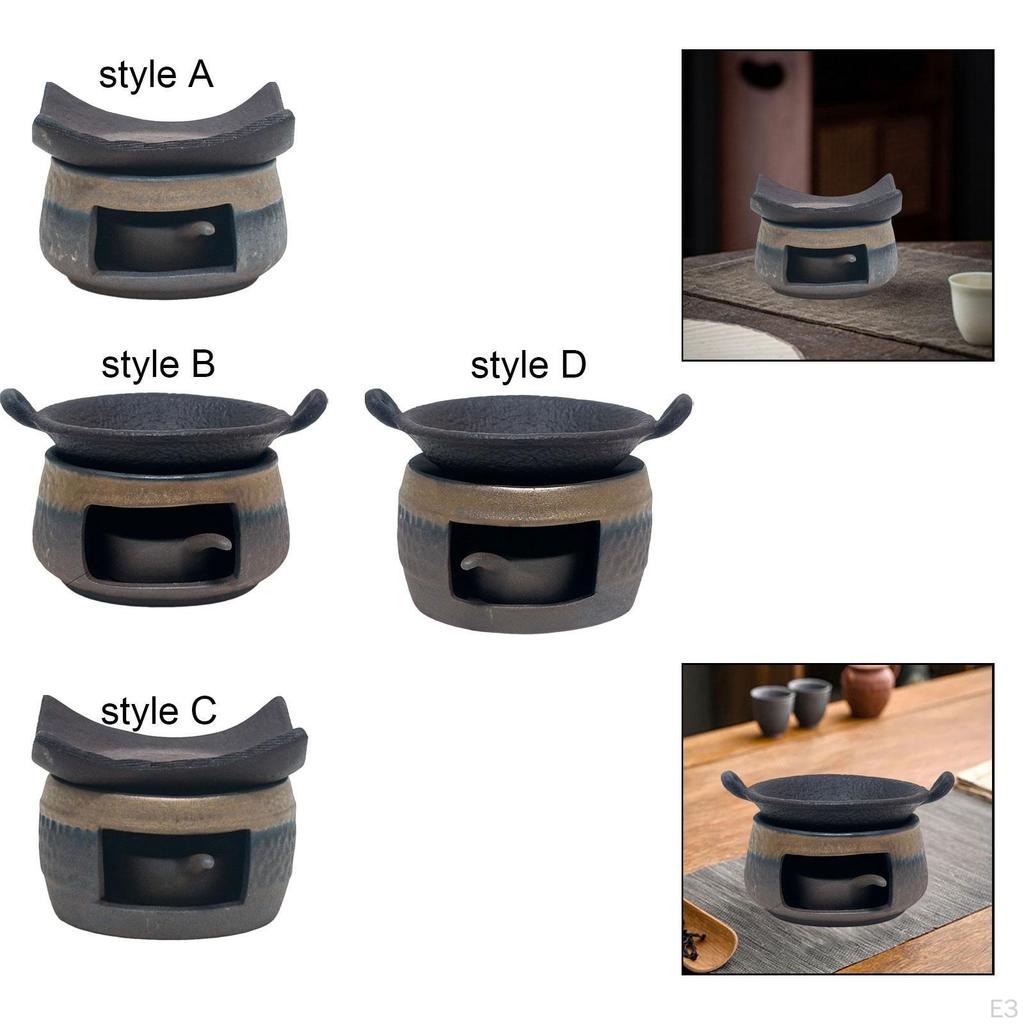 Ceramic Tea Burner Sturdy Premium for Home Office Use Professional Easy To Portable