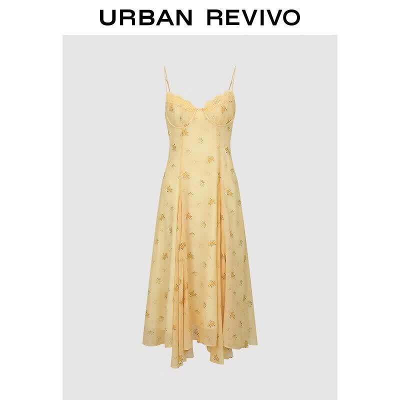 UR2026 Floral Lace Strappy Summer Dress L