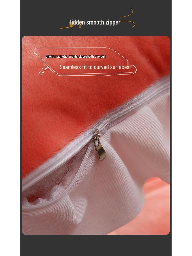 Prinzessinnenkrone Schlafzimmer Rückenlehnenkissen - Weiches Kopfteilkissen für Tatamibett