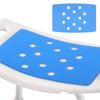 Waterproof Shower Bench Cushion Folding Bath Stool Pad for Bath Seat Chair Non Slip Padded Shower Stool Seat Mat for Bathroom