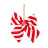 Candy Stripes Christmas Bows for Wreath Red And White Candy Cane Stripes Bow for Garland Wedding Party Staircase Fireplace Indoor Outdoor Decor