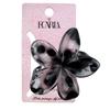 Hair Clip Clamp XL Flower Black 8cm Hair Gripper Fashionable