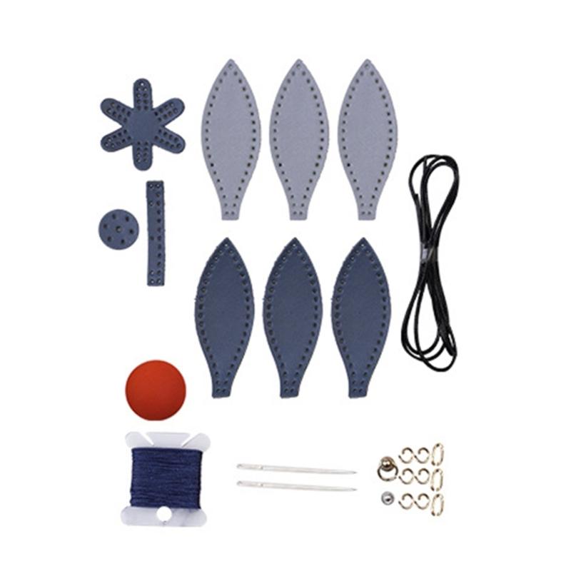 Creative Hot Air Balloon Car Accessory with Detachable Key Holders & Phone Charm DIY set for Vehicle Interior Decoration