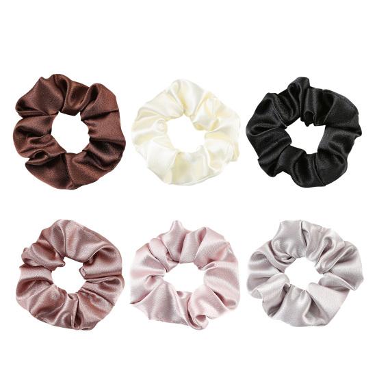 Hair Tie Adjustable Fit High Elasticity Smooth Satin Hair Band Soft Non-Irritating Scalp Hair Holder Daily Party Outing Hair Accessory
