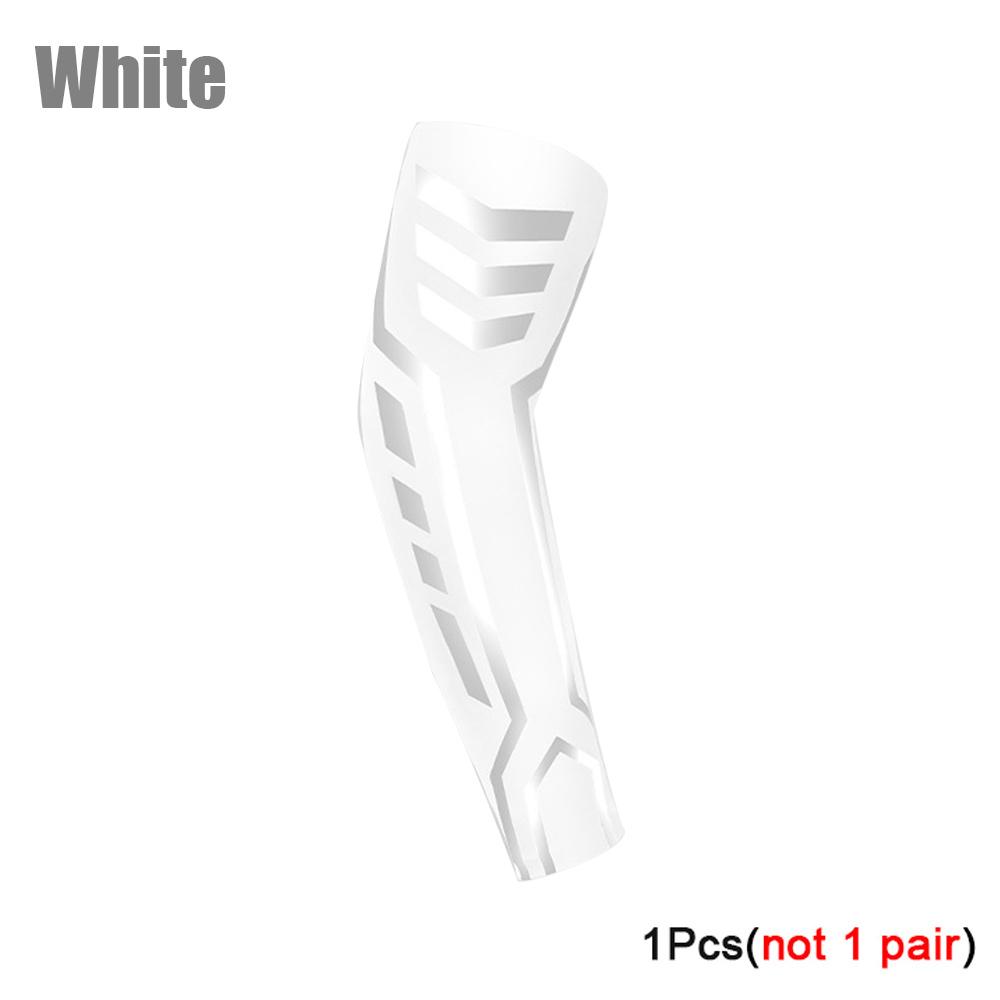 

TopRunn 1PCS Sports Compression Arm Sleeves-Athletic&Shooting Sleeve for Youth,Men Wome -Football,Basketball&Baseball XL білий
