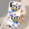 AM26 Śmieszne Minionki Przezroczyste Etui dla Samsung A04 A14 A23 A34 A54 M23 M33 M52 M53 Realme 10 9 C30S C35 C55 VIVO Y02 Y21 Y33S Y51 X80 V25 Pokrowiec