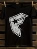 FAMOUS STARS STRAPS STUDS Print T-shirt