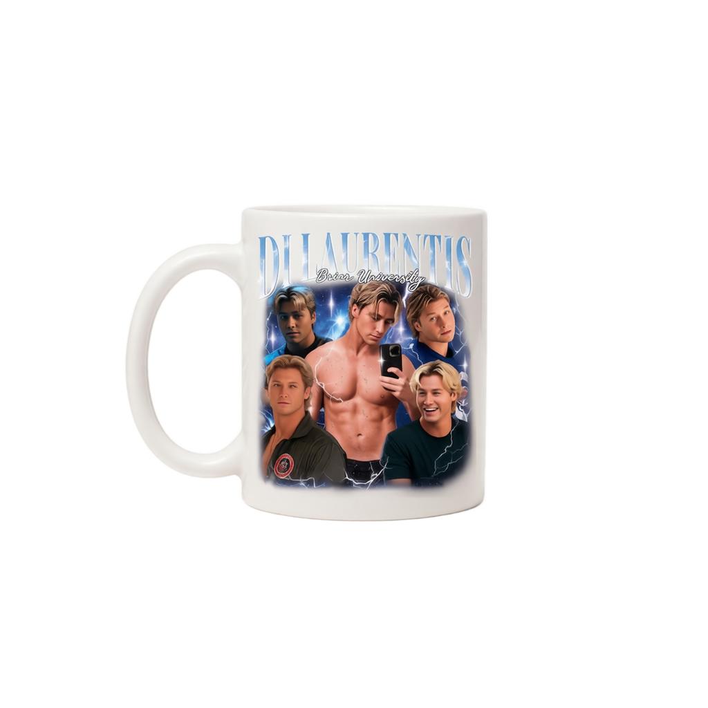 Ceramic Coffee Mug 350ml Capacity Dishwasher Safe Microwave Safe Durable Handle Printed Design Suitable for Hot and Cold Beverages