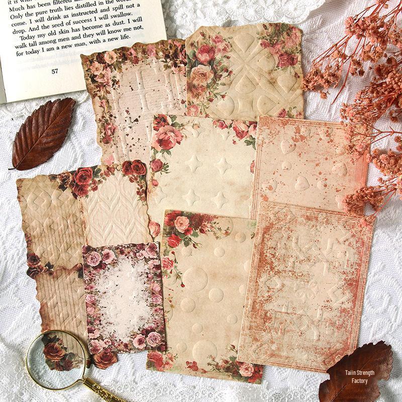 Past Dreams 3D Embossed Scenery Memo Pad for DIY Journaling