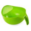 Rice Washer Strainer Bowl Colander Quinoa Strainer with Handle Kitchen Strainer for Rice Veggie Fruit Cleaner Plastic