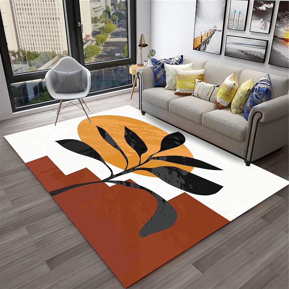 Buy Indoor Modern Area Rug, Soft NonShedding Carpet Floor Mats Living