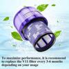 For V15 V11 SV14 Washable Filter Cordless Stick Vacuum Cleaner Spare Parts Hepa Filter Replacement